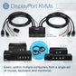 2PORT DUAL MNTR DISPLAY PORT KVM SWITCH