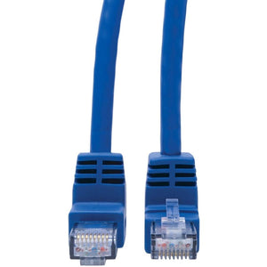 4FT CAT6 BLUE UTP UP-ANGLE MALE DOWN-ANGLE MALE MOLDED PATCH CABLE