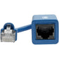 CISCO CONSOLE ROLLOVER CABLE ADAPTER M/F RJ45 TO RJ45 BLUE 5IN