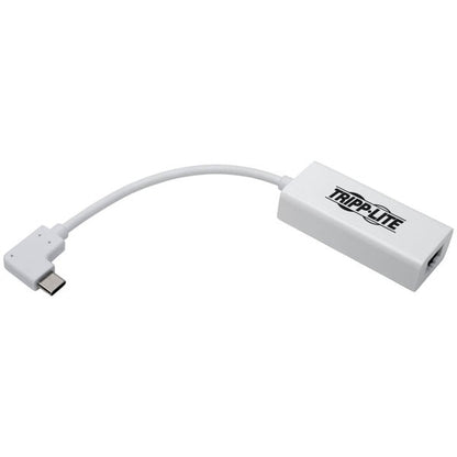 USB C GIGABIT ADAPTER CONVERTER USB 3.1 RIGHT-ANGLE WHITE 6IN