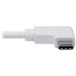 USB C GIGABIT ADAPTER CONVERTER USB 3.1 RIGHT-ANGLE WHITE 6IN