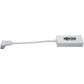 USB C GIGABIT ADAPTER CONVERTER USB 3.1 RIGHT-ANGLE WHITE 6IN