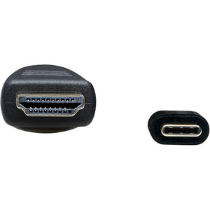 USB C TO HDMI ADAPTER CABLE 4K USB 3.1 GEN 1 M/M USB-C BLACK 6FT