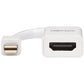 MINI DISPLAYPORT HDMI ADAPTER ACTIVE 4K M/F WHITE MDP TO HDMI