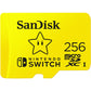 256GB CLASS10/UHS-I MICROSDXC 100/90MB READ/WRITE F/SWITCH