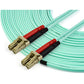 15M MULTIMODE FIBER OPTIC CABLE OM3 LC/LC 50/125 LSZH FIBER CABLE