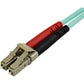 15M MULTIMODE FIBER OPTIC CABLE OM3 LC/LC 50/125 LSZH FIBER CABLE