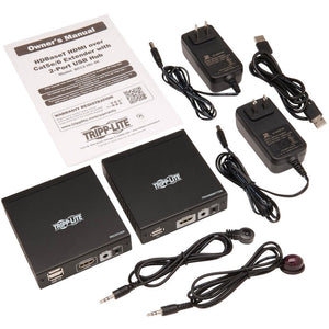 HDMI KVM CONSOLE EXTENDER OVER CAT6 HDBASET 2 USB IR 4K 30HZ