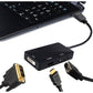 DISPLAYPORT TO VGA DVI HDMI ADAPT 3IN1 DP CONVERTER