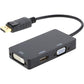 DISPLAYPORT TO VGA DVI HDMI ADAPT 3IN1 DP CONVERTER