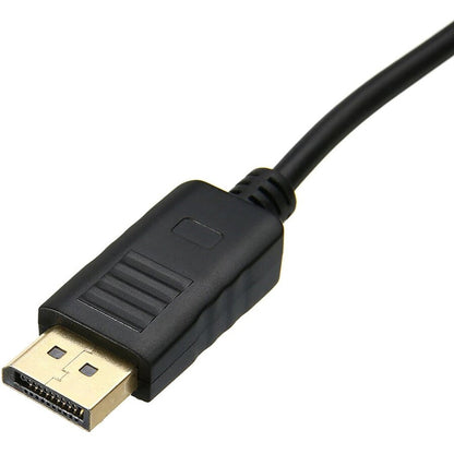 1FT DISPLAYPORT TO VGA ADAPTER BLACK CABLE 14IN