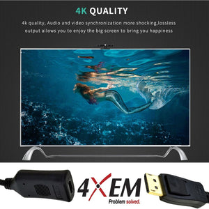 DISPLAYPORT TO HDMI ADAPT HDR 4K 60HZ DP 1.4 HDMI 2.0B
