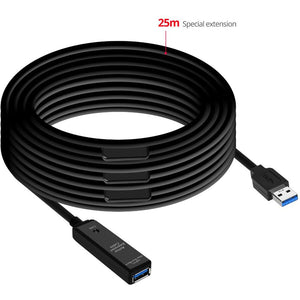 25M USB 3.0 ACTIVE REPEATER CABLE