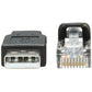 6FT USB-A TO RJ45 ROLLOVER M/M CONSOLE CABLE CISCO COMPATIBLE