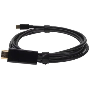 6FT MALE TO MALE CABLE DISPLAYPORT TO HDMI BLACK CABLE