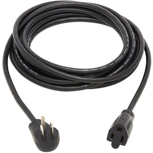 15FT POWER EXTENSION CORD 10A RIGHT-ANGLE 5-15P TO 5-15R 18AWG