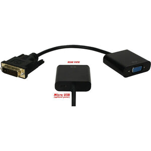 DVI TO VGA ACTIVE VIDEO CONVERTER DVI-D TO VGA