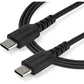 6FT USB C TO USB C CHARGE CABLE RUGGED USB-C FAST CHARGING CORD