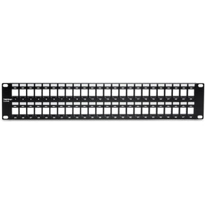 48-PORT BLANK KEYSTONE 2U HD PATCH PANEL