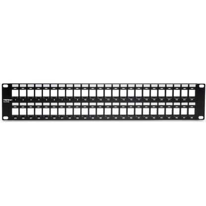 48-PORT BLANK KEYSTONE 2U HD PATCH PANEL