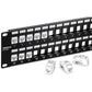 48-PORT BLANK KEYSTONE 2U HD PATCH PANEL