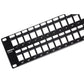 48-PORT BLANK KEYSTONE 2U HD PATCH PANEL