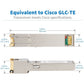 CISCO COMPATIBLE GLC-TE-SF CAT6 TRANSCEIVER 10/100/1000BASE 100M