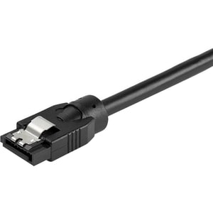 0.3 M ROUND SATA CABLE 6GBS CORD LATCHING CONNECTORS