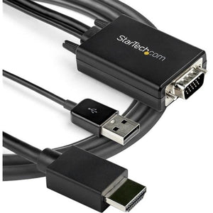 2M VGA TO HDMI CONVERTER CABLE VGA USB AUDIO HDMI SIGNAL CONVERTER