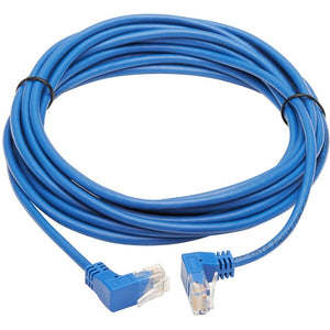 20FT CAT6 BLUE ENET CABLE UP/DOWN SLIM ANGLED UTP MOLDED M/M