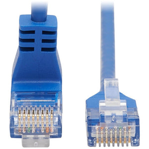 20FT CAT6 BLUE ENET CABLE UP ANGLED UTP SLIM MOLDED M/M RJ45