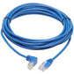 15FT CAT6 BLUE ENET CABLE DOWN RIGHT ANGLED SLIM MOLDED M/M
