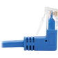15FT CAT6 BLUE ENET CABLE DOWN RIGHT ANGLED SLIM MOLDED M/M