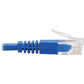 15FT CAT6 BLUE ENET CABLE RIGHT SLIM UTP ANGLED MOLDED M/M