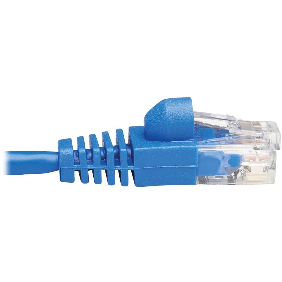 15FT CAT6A BLUE GB SNAGLESS MOLDED SLIM ENET CABLE M/M