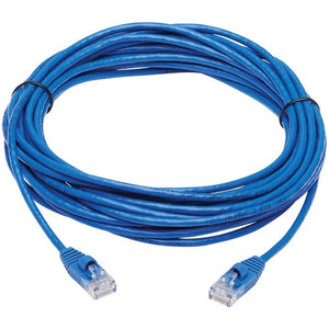 25FT CAT6A BLUE GB SNAGLESS MOLDED SLIM ENET CABLE M/M