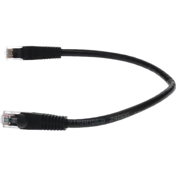 ADDON RJ-45 M/M PATCH CBL 6FT BLACK CAT6 UTP PVC CU