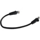 RJ-45 M/M PATCH CBL 10FT BLACK CAT6 UTP PVC CU