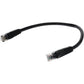 RJ-45 M/M PATCH CBL 10FT BLACK CAT6 UTP PVC CU