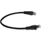 RJ-45 M/M PATCH CBL 10FT BLACK CAT6 UTP PVC CU