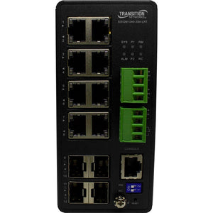 MANAGED HARDENED SWITCH 8 10/100/1000BASE-T 4 100/1000 SFP