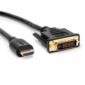 6FT 1.83M M/M HDMI TO DVI-D HDMI MALE TO DVI-D 24+1 MALE