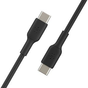 1M BOOST CHARGE USB-C TO USB-C CABLE BLACK