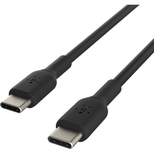 1M BOOST CHARGE USB-C TO USB-C CABLE BLACK