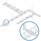 WALL L BRACKET FOR 150MM AND 300MM WIRE MESH CABLE TRAYS