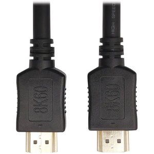 HDMI CABLE 8K 60HZ HIGH-SPEED DYNAMIC HDR 4:4:4 M/M BLACK 6FT
