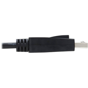 DISPLAYPORT 1.4 CABLE LATCHING CONNECTORS 8K HDR M/M BLACK 15FT