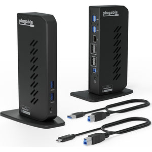 PLUGABLE UD-6950Z USB 3.0 AND USBC DUAL 4K DISPLAY DOCK