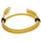 RJ-45 M/M PATCH CBL 3FT YELLOW CAT6A UTP PVC CU