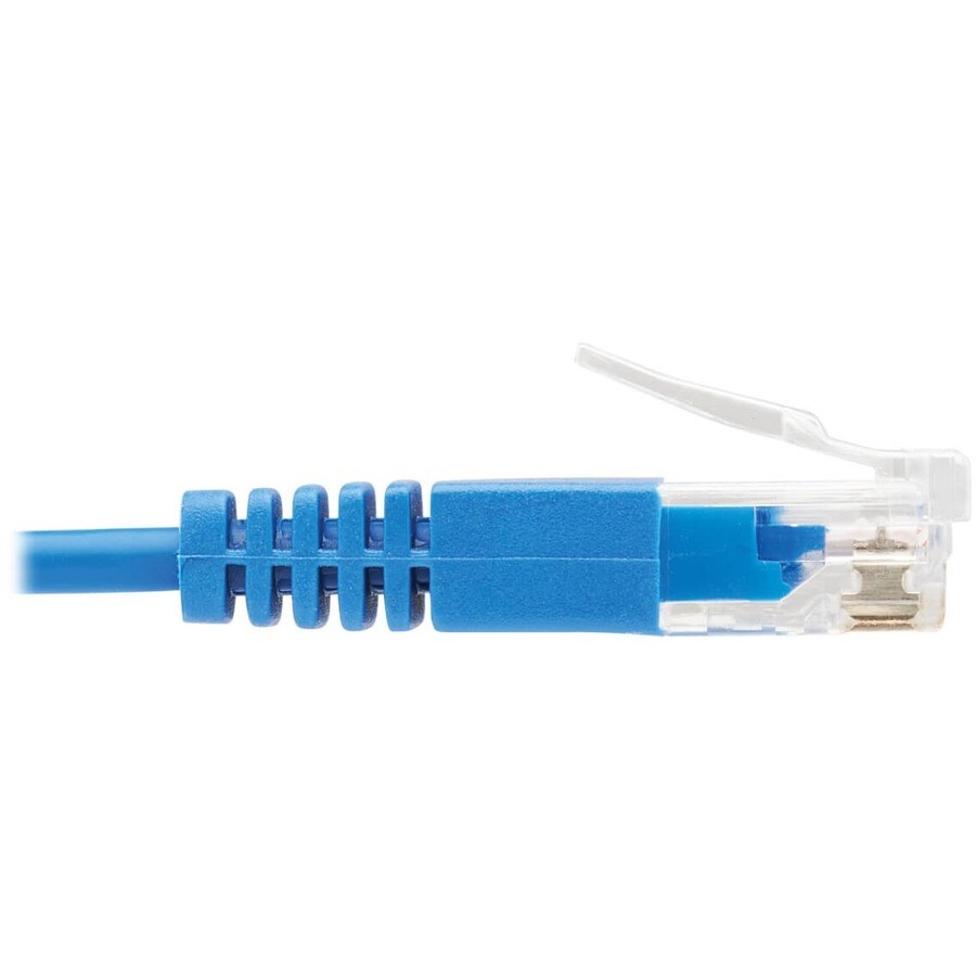 7FT CAT6 GIGABIT ENET CABLE MOLDED ULTRA-SLIM RJ45 M/M BLUE